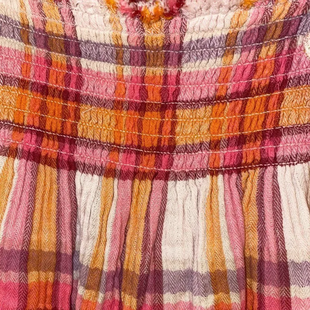 🆕Free People We the Free Siena Plaid Pullover - Picture 7 of 8